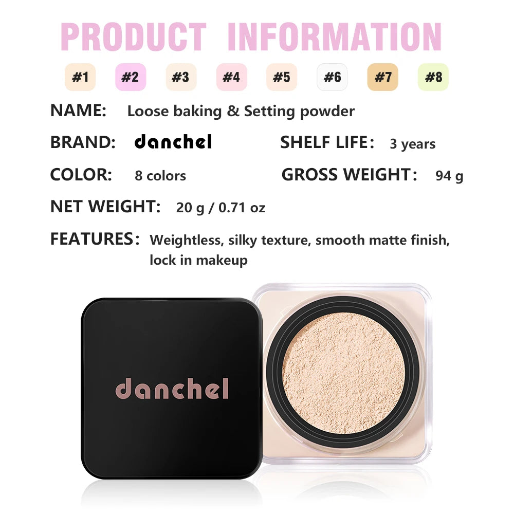 Matte Oil-Control Loose Baking Setting Powder