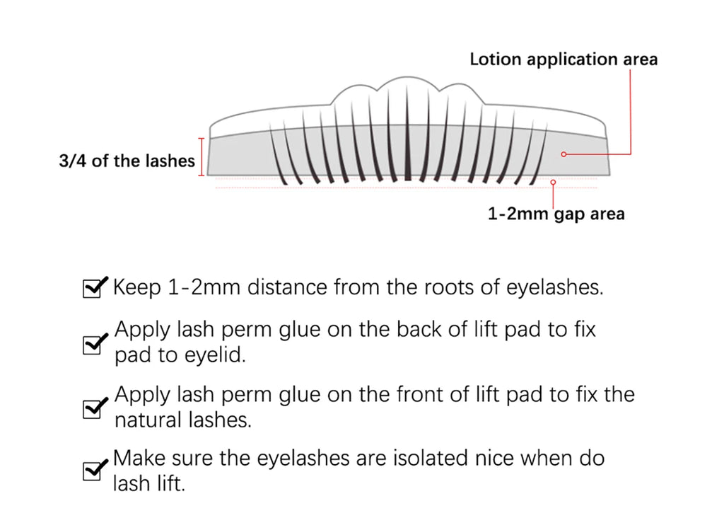 Professional Semi-Permanent Eyelash Lifting and Curling Kit