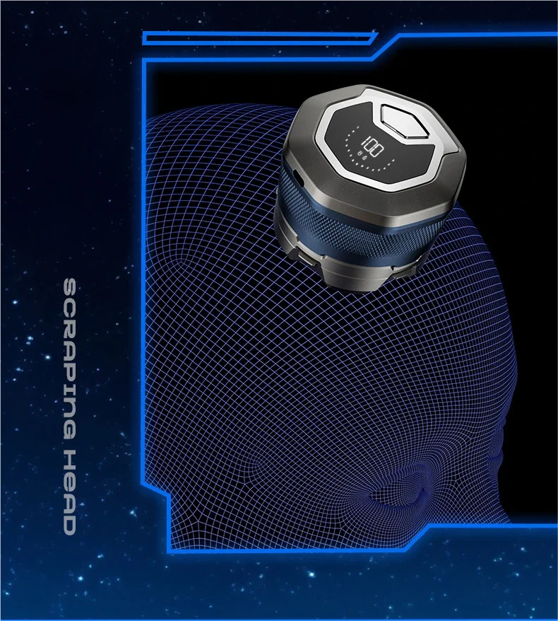 6D Electric Rotary Head Shaver for Men