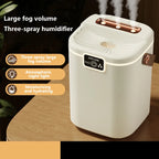 Triple Nozzle Air Humidifier with Night Light