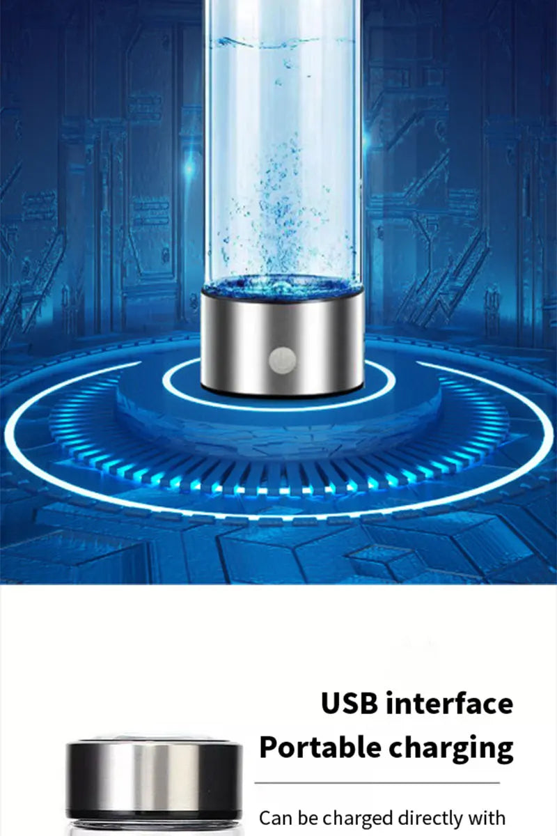 Portable Hydrogen-Rich Water Generator Bottle - 8