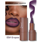 Waterproof Matte Velvet Lip Liner Crayon for Long-Lasting Makeup