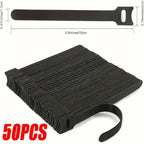50PCS Reusable Cable Management Ties for Home and Office
