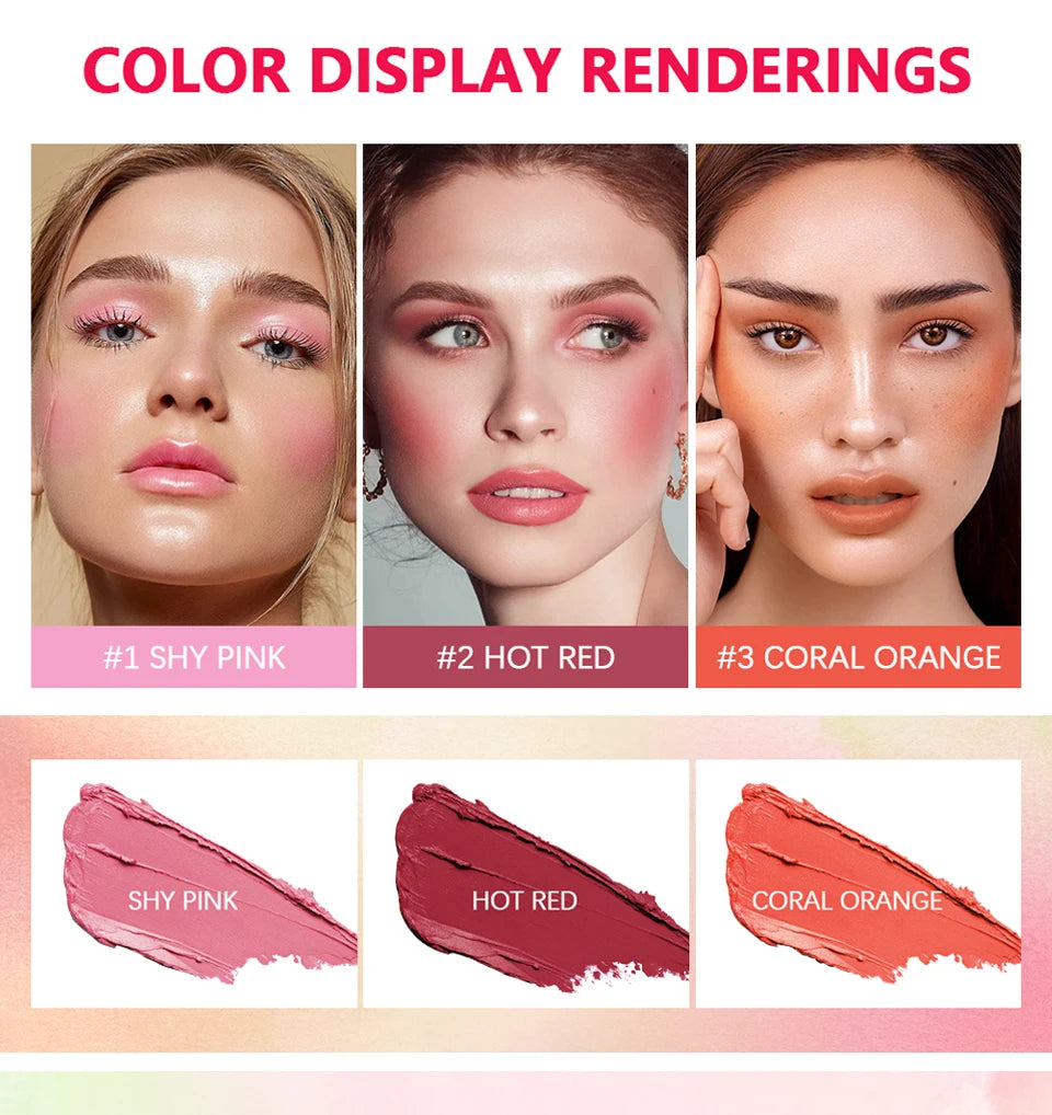 Cream Blush Stick for Lips and Cheeks - 8