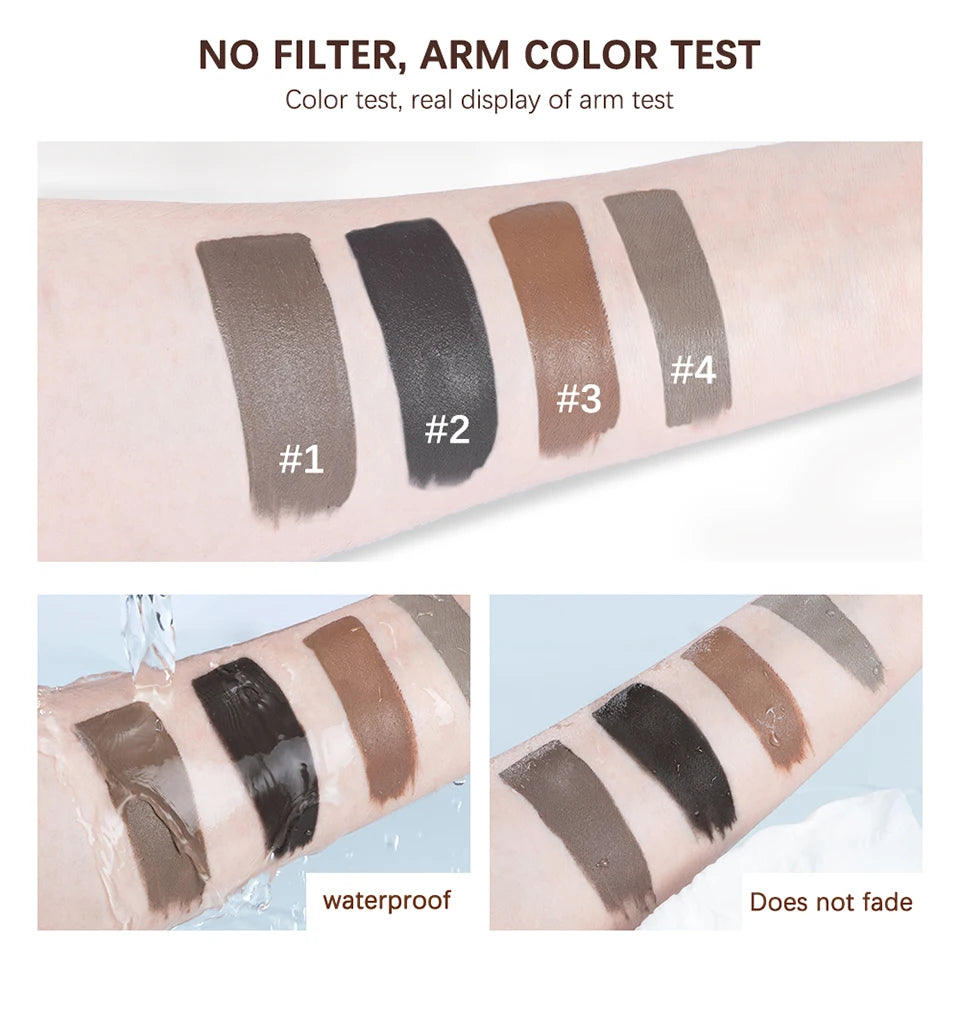 Long-Lasting Waterproof Eyebrow Gel Makeup Set - 11