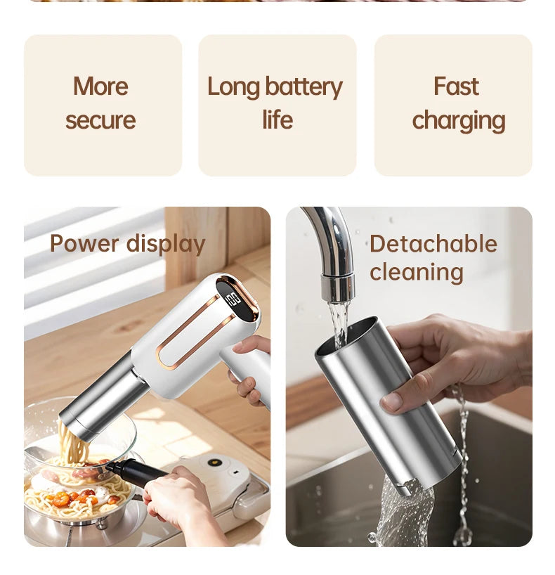 Portable Electric Cordless Noodle Maker - 10