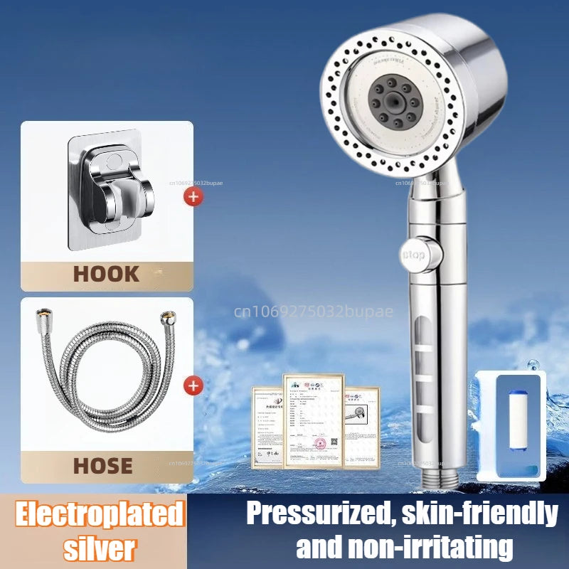 5-Mode High-Pressure Water Saving Shower Head
