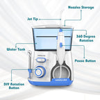 Electric Dental Water Flosser for Teeth with 800ml Tank