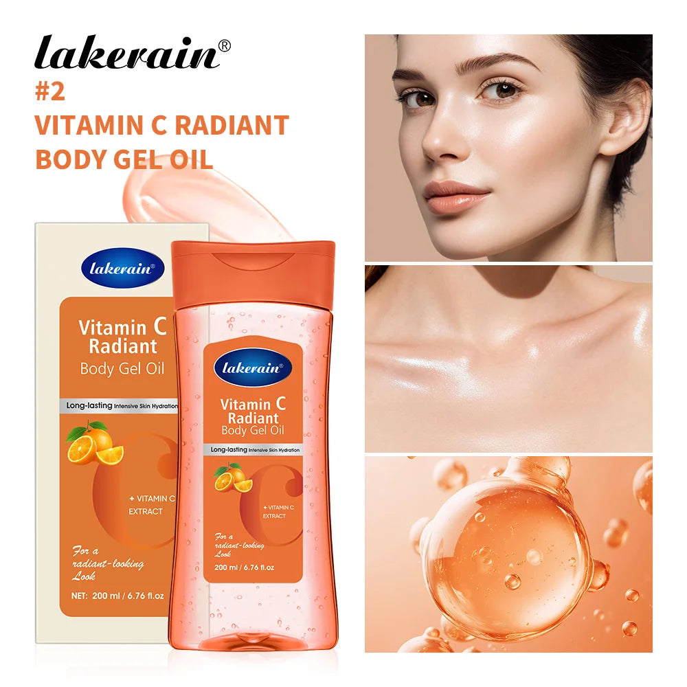 Radiant Glow Moisturizing Body Gel Oil for Dry Skin