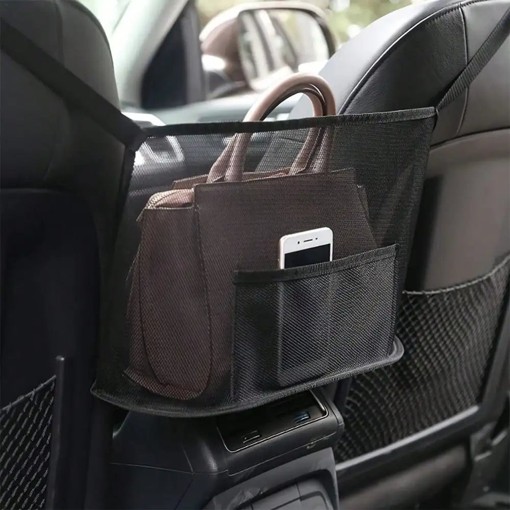 Car Seat Organizer and Handbag Holder Barrier
