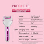 3-in-1 Rechargeable Electric Hair Remover and Shaver for Women