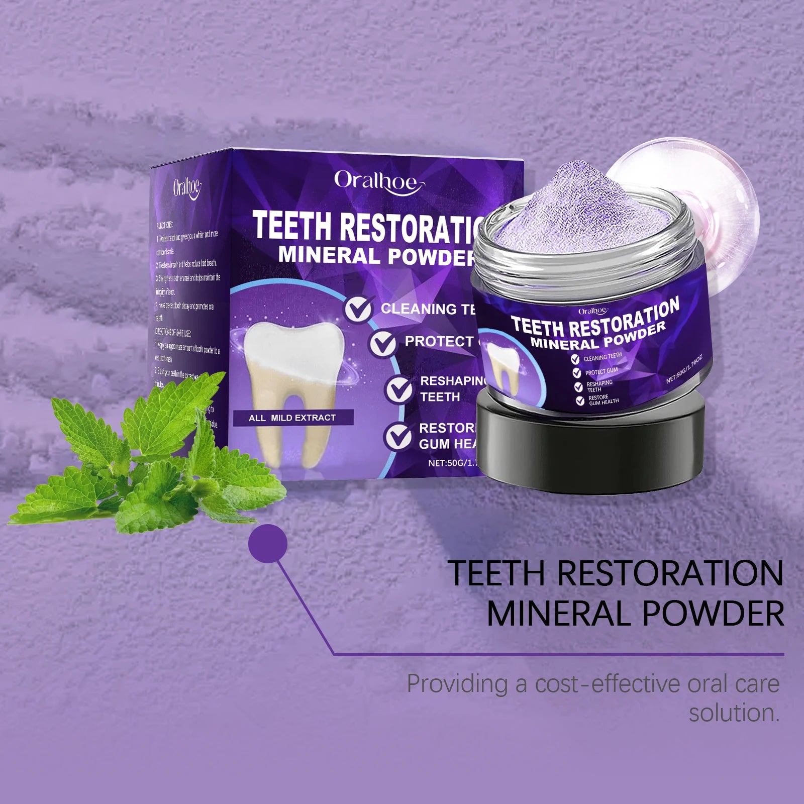 Professional Teeth Whitening and Enamel Restoration Powder - 11