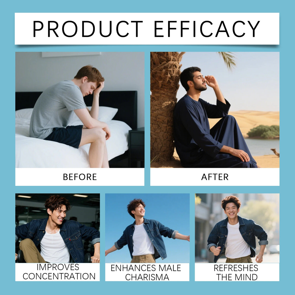 Refreshing Male Energy and Performance Nasal Inhaler