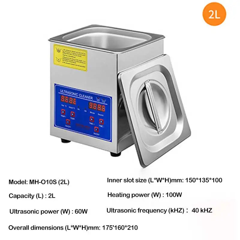 Digital Ultrasonic Cleaner for Jewelry, Watches, and Tools