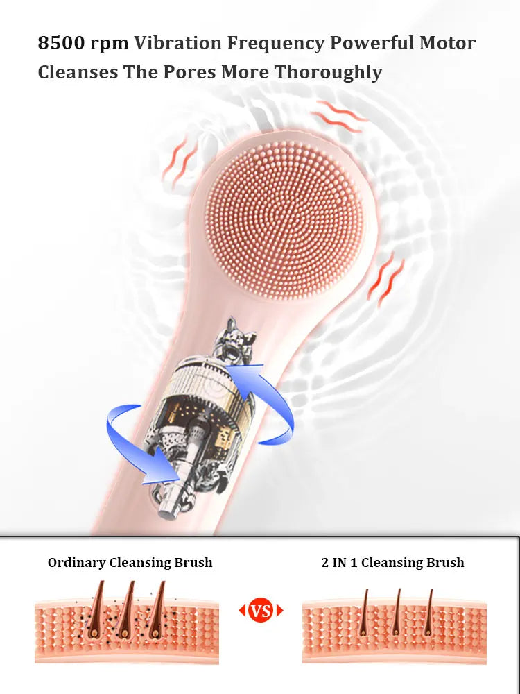 Electric Sonic Facial Cleansing and Exfoliating Brush - 13