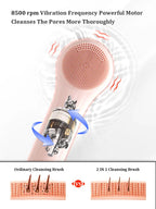 Electric Sonic Facial Cleansing and Exfoliating Brush