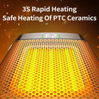 Portable Electric Space Heater with Digital Display