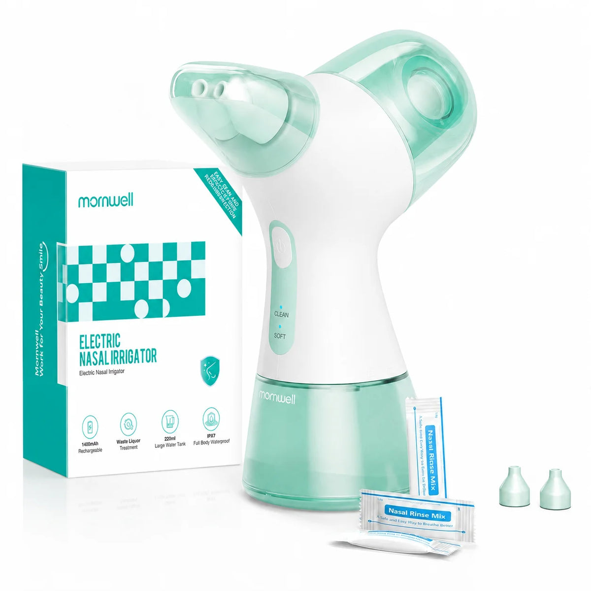 Electric Nasal Irrigation System for Sinus and Allergy Relief