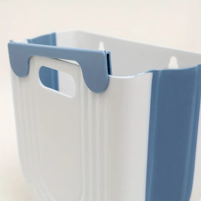 Wall Mounted Folding Trash Can for Kitchen and Bathroom