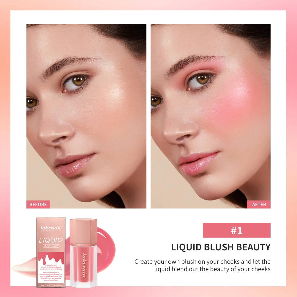 Waterproof Velvet Matte Liquid Face Blush - 5