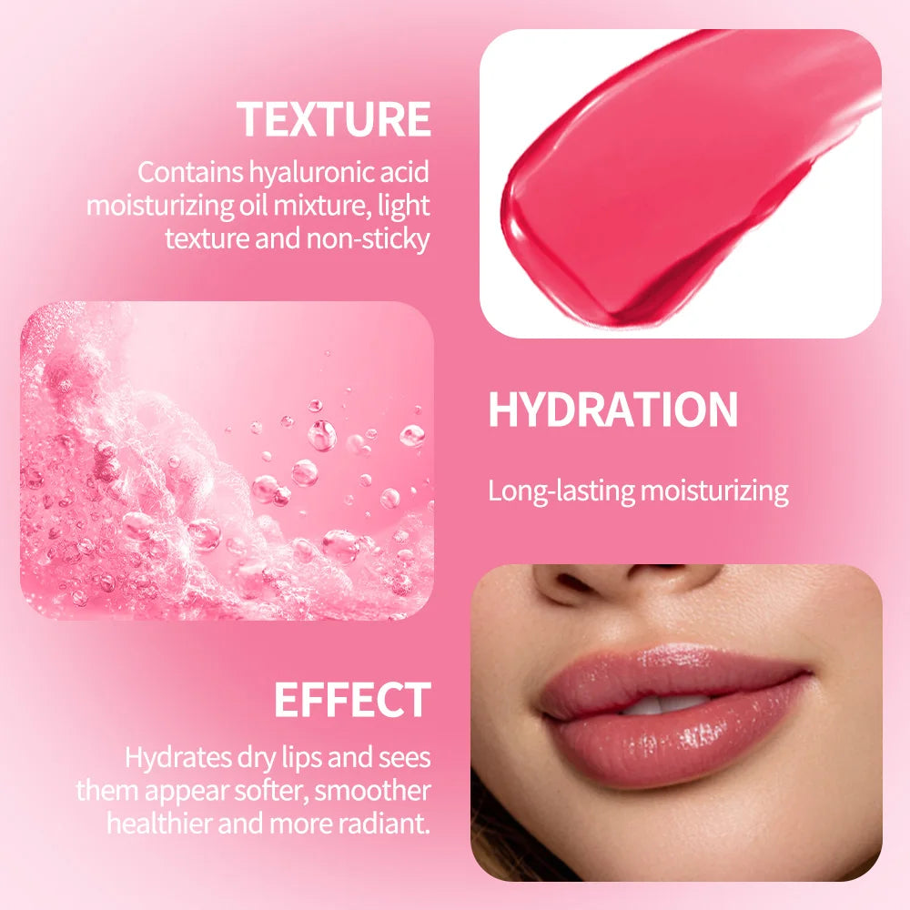 Hydrating Glow Lip Balm for Glossy Plump Lips