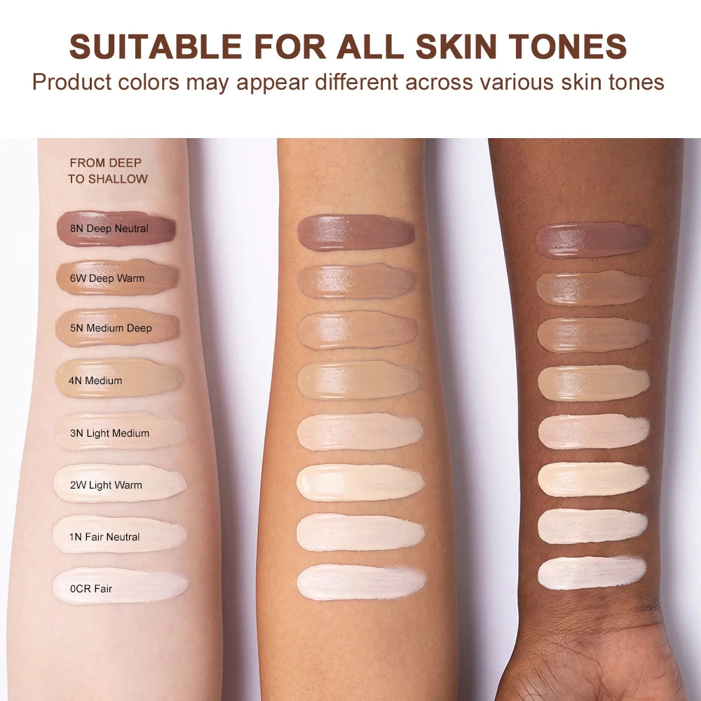 Full Coverage Waterproof Liquid Concealer for Dark Circles