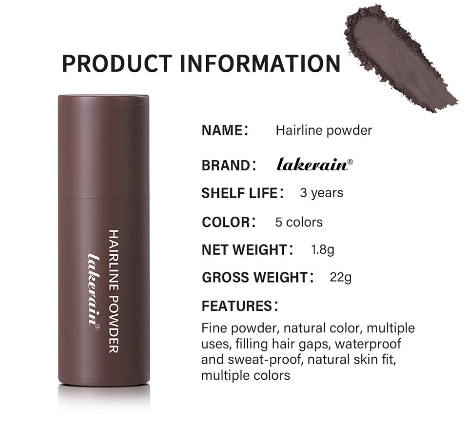 Waterproof Hairline Shadow Powder for Root Cover Up