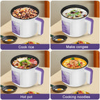 Compact Multi-Function Electric Rice Cooker for Home