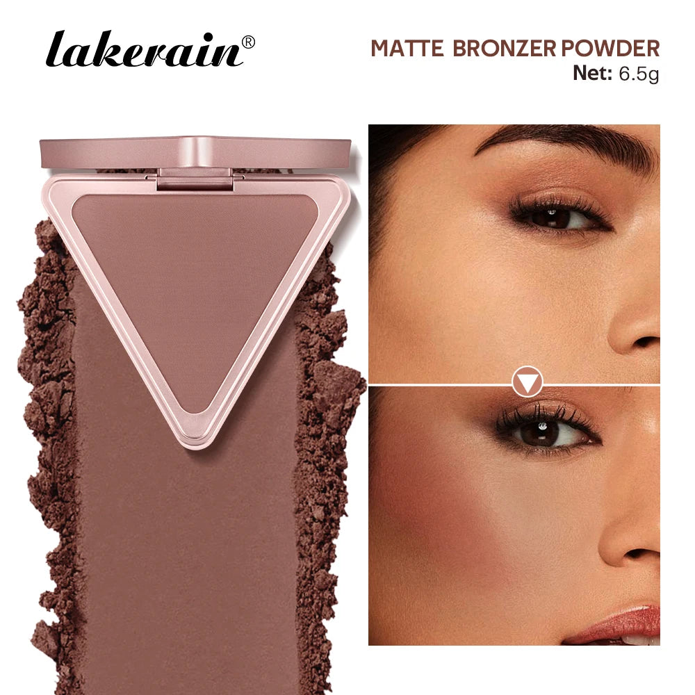 Matte Bronzer Powder for Face Contouring