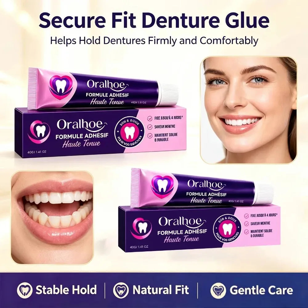 Silicone Denture Reline Cushion for Secure Fit