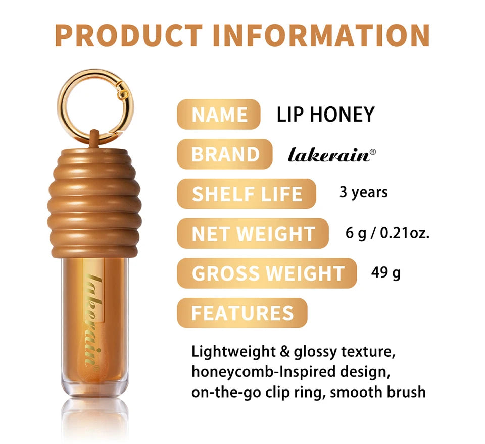 Honey and Chocolate Moisturizing Lip Gloss Duo Set - 17