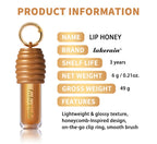 Honey and Chocolate Moisturizing Lip Gloss Duo Set