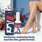 Refreshing Deodorizing Foot Spray for Odor Removal and Dry Skin