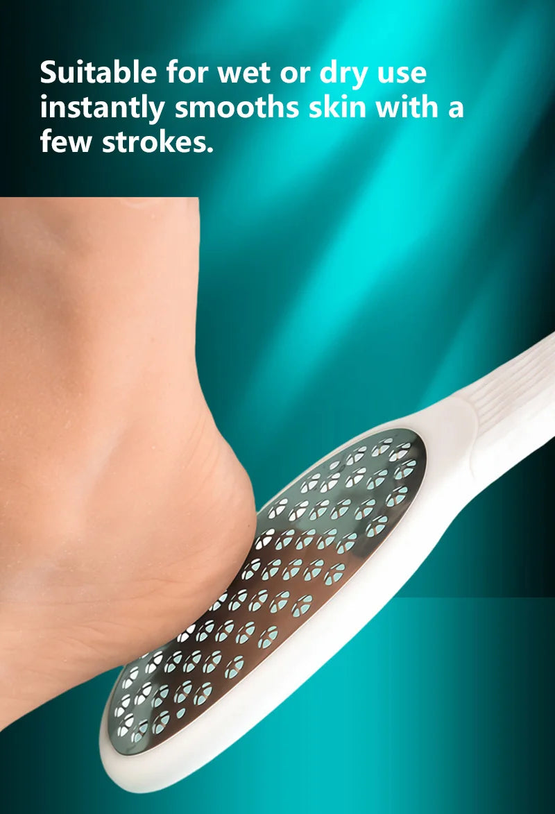 Professional Stainless Steel Foot File for Cracked Heels and Calluses