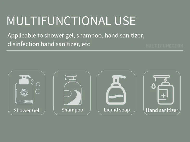 Wall-Mounted Manual Soap Dispenser for Bathroom
