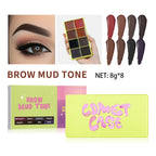 8-Color Cream Blush and Contouring Makeup Palette