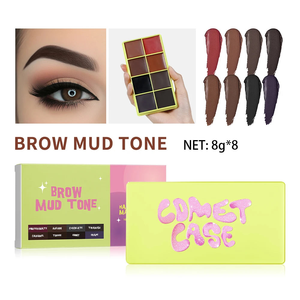 8-Color Cream Blush and Contouring Makeup Palette