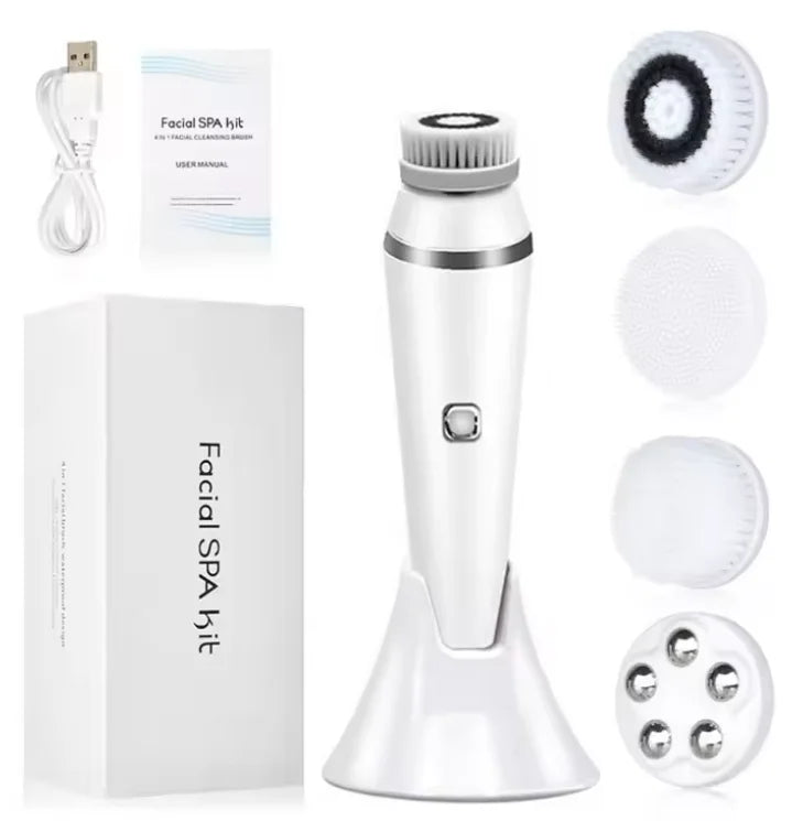 4-in-1 Electric Rotating Facial Cleansing Brush