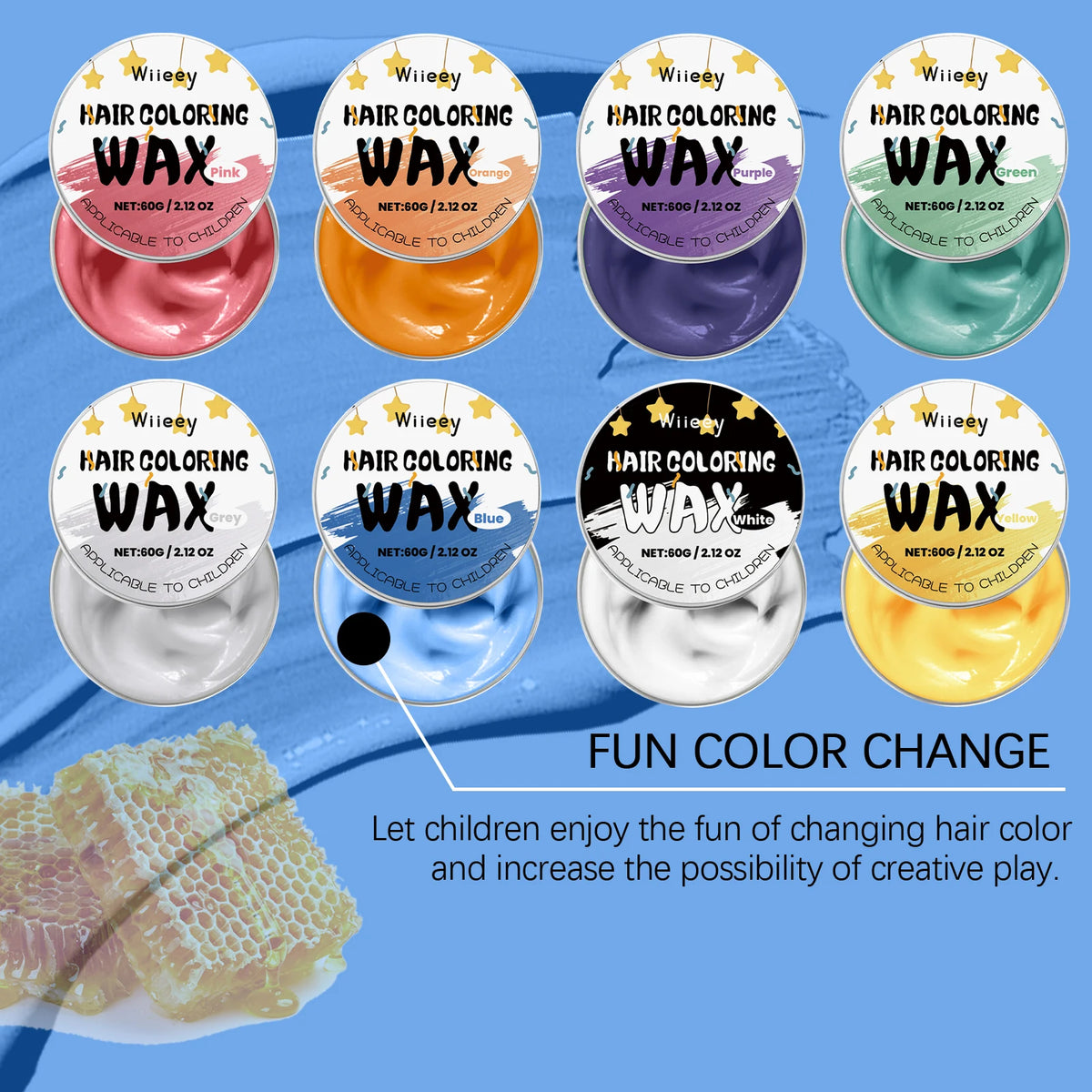 Temporary Hair Color Wax for Kids