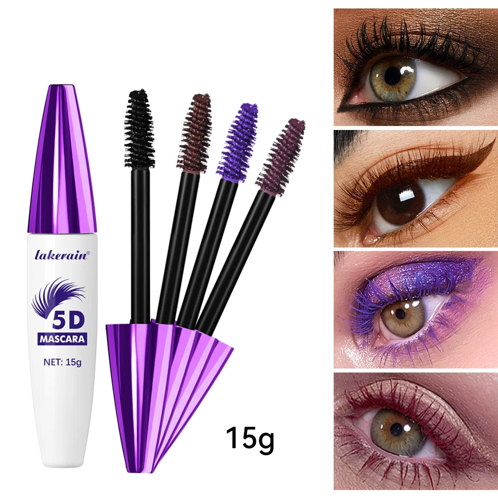 5D Waterproof Lengthening and Volumizing Mascara - 1