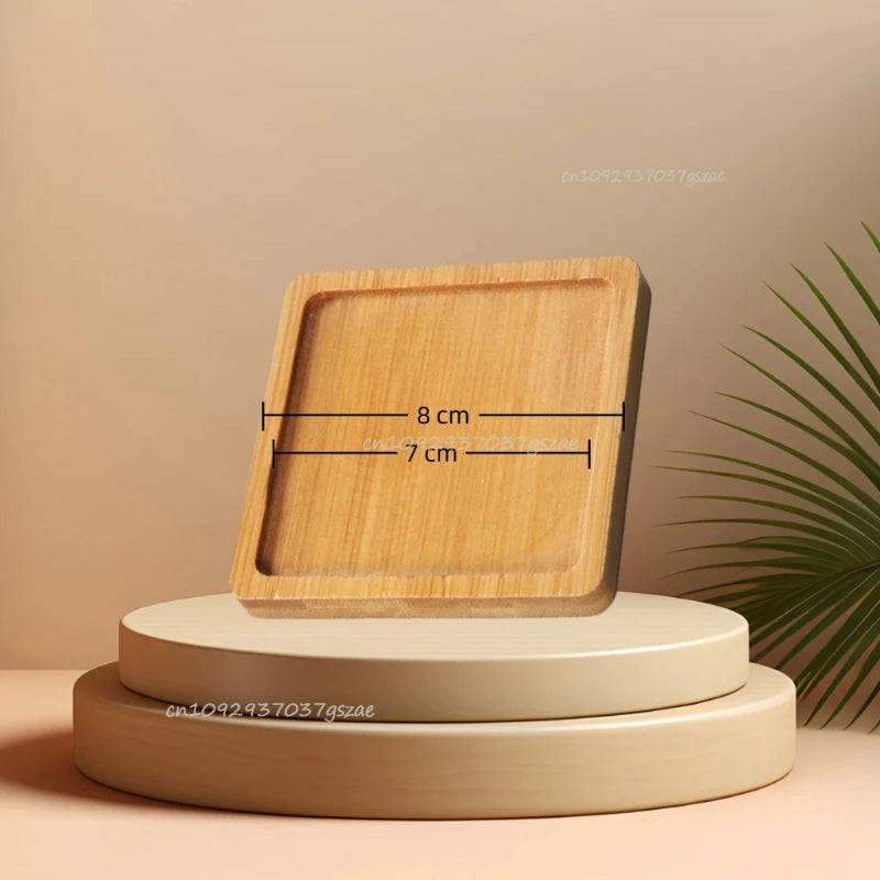 Multifunctional Bamboo Oval Tray Set
