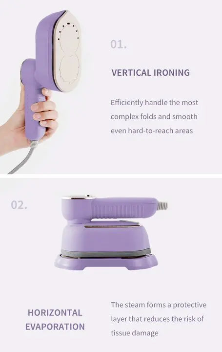 Portable Mini Handheld Steam Iron for Clothes