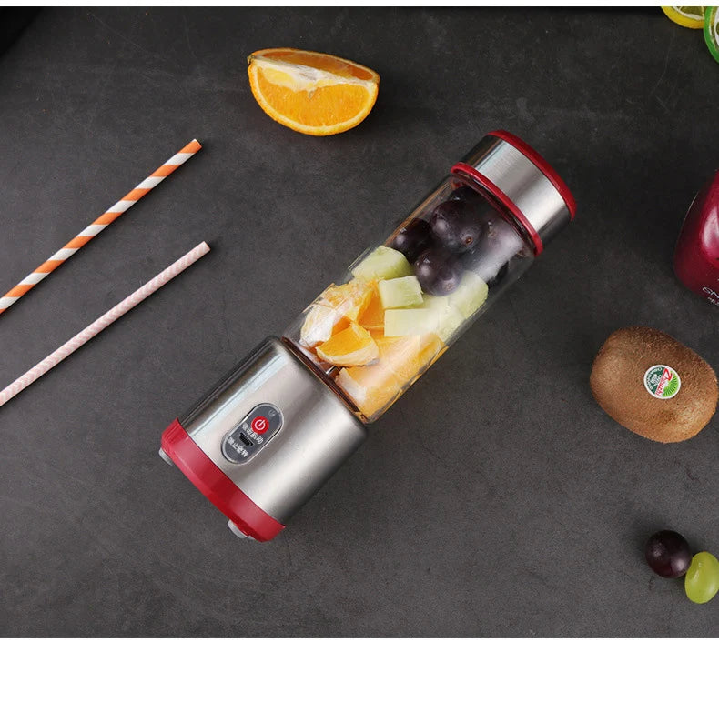Portable Electric USB Rechargeable Fruit Juicer Blender Cup