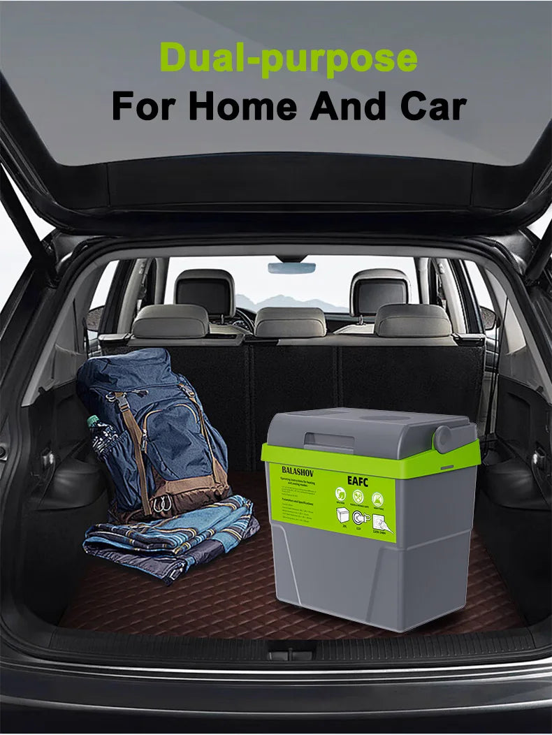 Portable 20L Electric Cooling and Heating Fridge for Travel