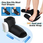 Wireless Heated Air Compression Foot and Ankle Massager