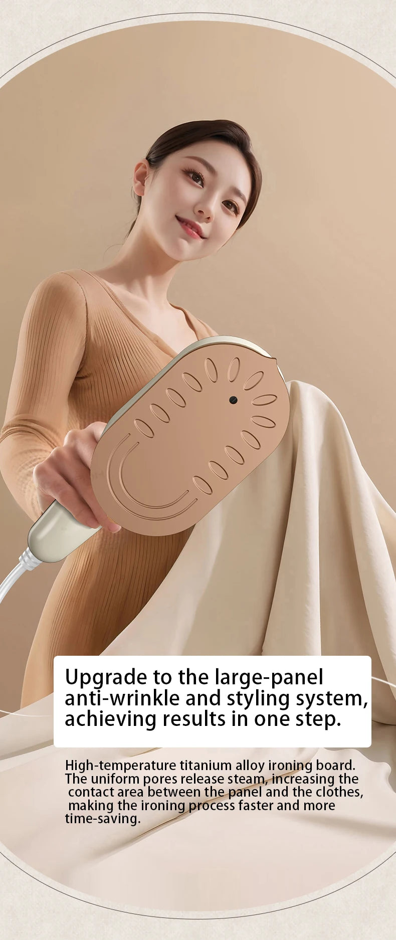 Portable Mini Rotating Electric Steam Iron for Travel