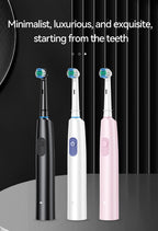 Rechargeable Electric Toothbrush with 8 Replacement Heads