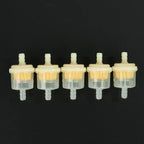 10-Piece Inline Gasoline Fuel Filter Set for Motorcycles and ATVs
