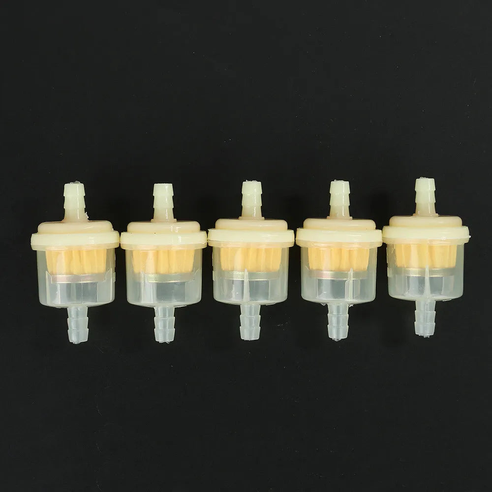 10-Piece Inline Gasoline Fuel Filter Set for Motorcycles and ATVs