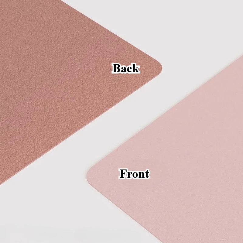 Waterproof PU Leather Desk Mat and Mouse Pad - 5